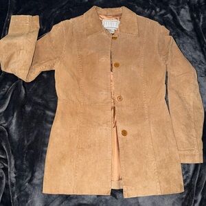 BB Dakota Tan Suede Trench Coat
